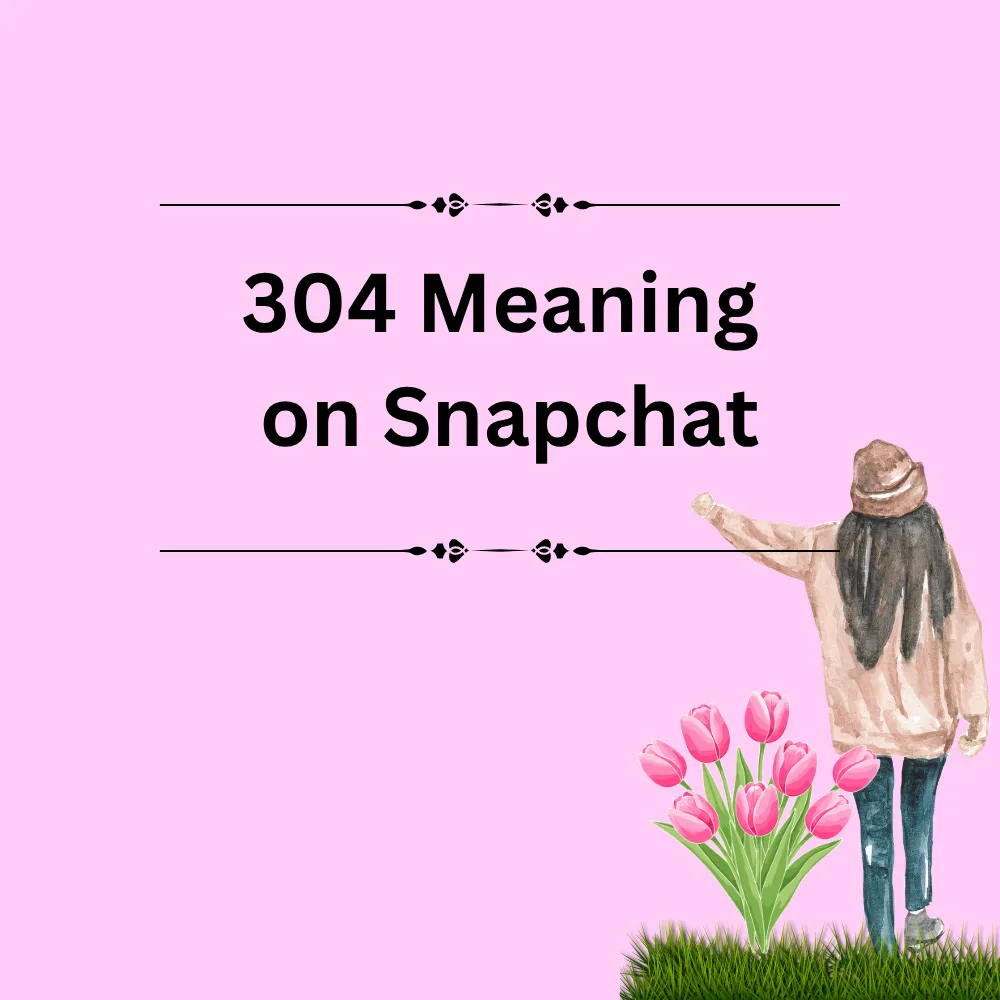 304 Meaning on Snapchat