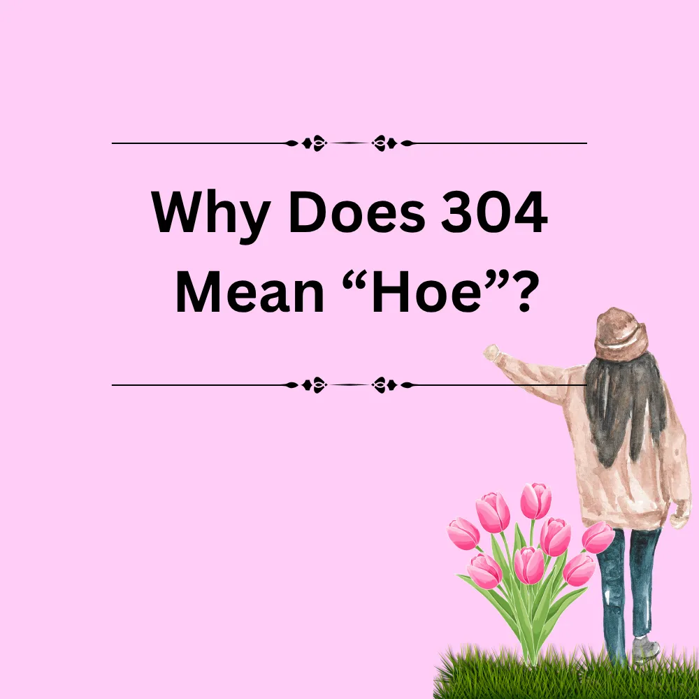 Why Does 304 Mean “Hoe”?