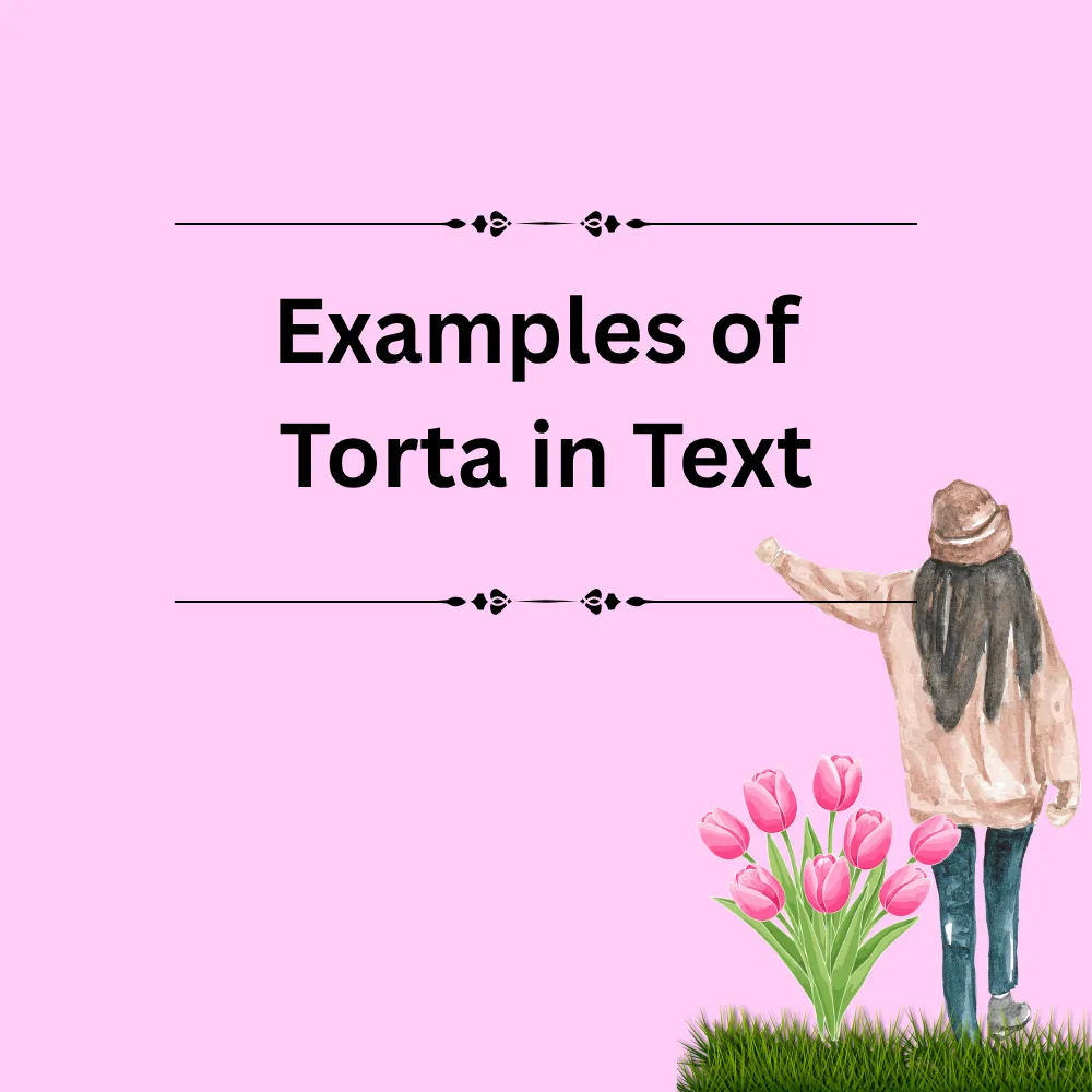 Examples of Torta in Text