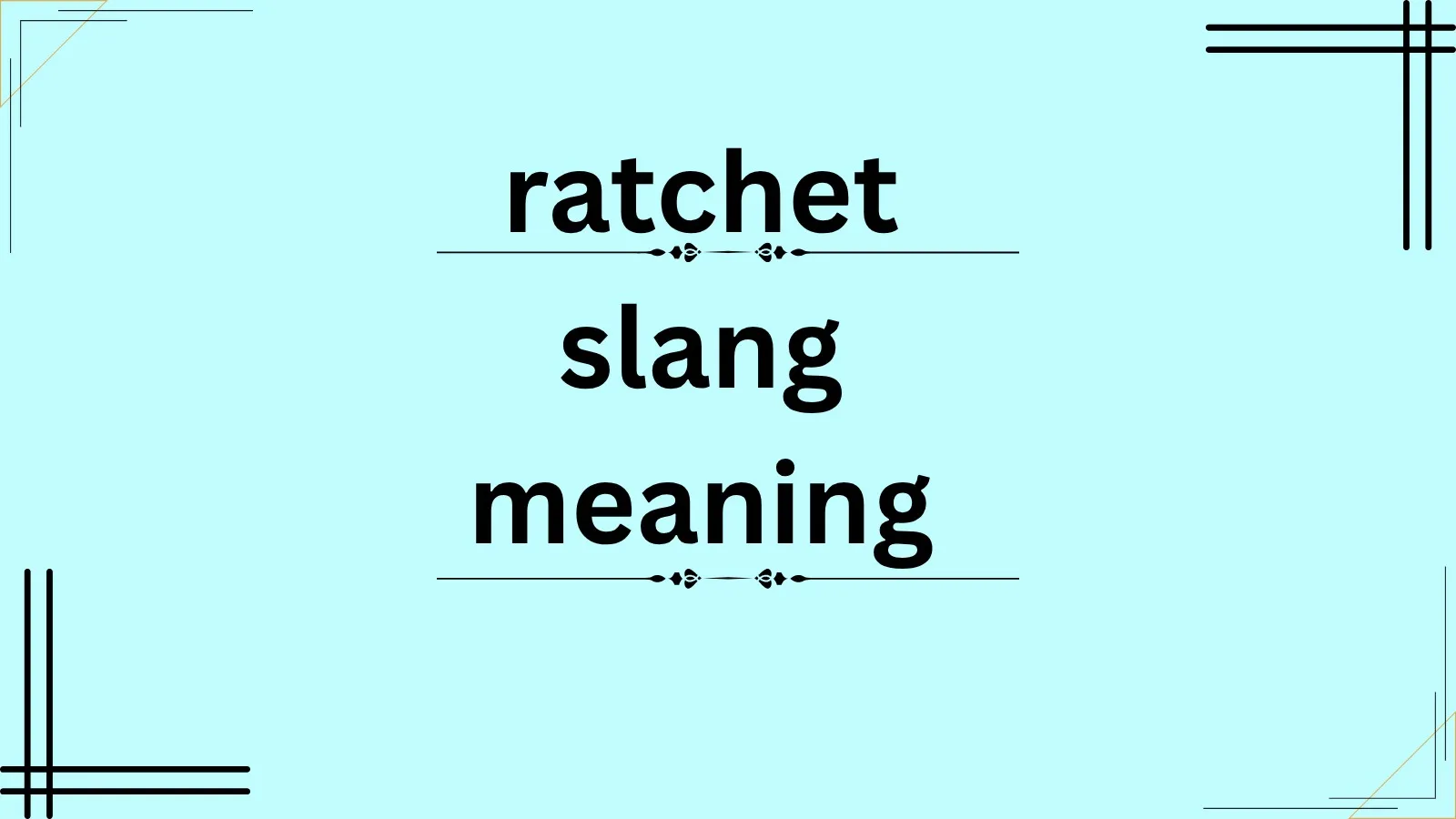 ratchet slang meaning