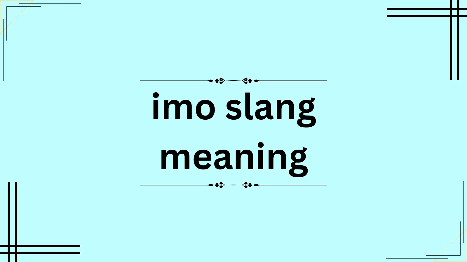 imo slang meaning