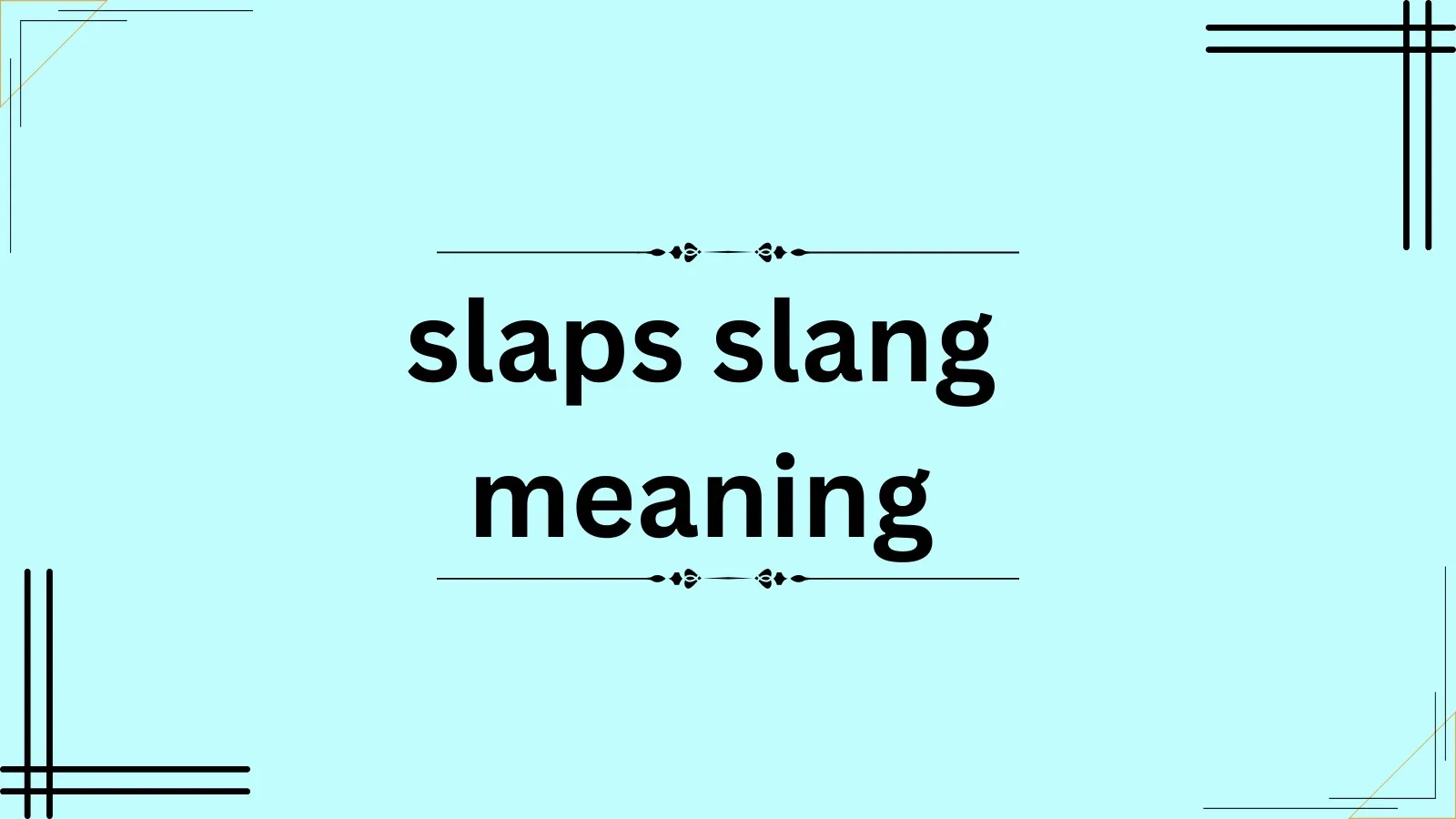 slaps slang meaning