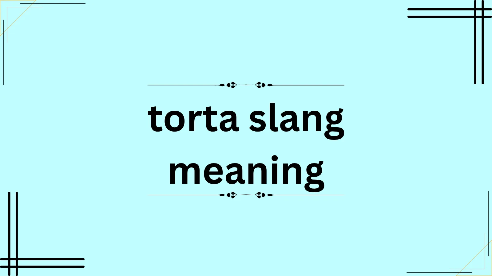 torta slang meaning